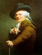 Joseph Ducreux Portrait de lartiste sous les traits dun moqueur France oil painting artist